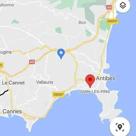 Апартаменты 2room With Ac, 3 Min To The Beach, Small Garage Антиб