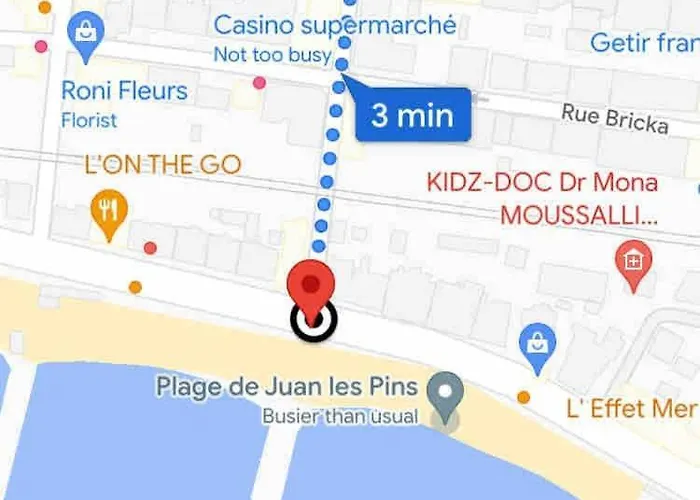 Lejlighed 2room With Ac, 3 Min To The Beach, Small Garage Antibes