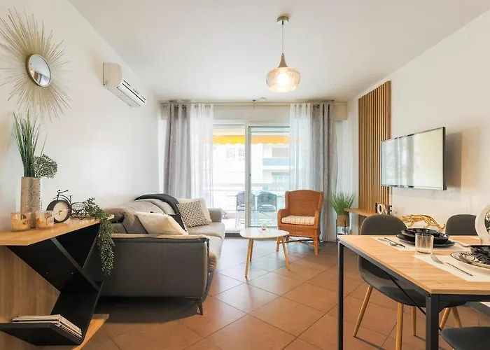 Lejlighed 2room With Ac, 3 Min To The Beach, Small Garage Antibes